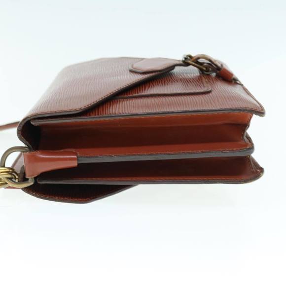 LOUIS VUITTON Epi Biface Hand Bag 2way Brown M52323 LV Auth 63093 - Picture 4 of 16